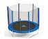 Батут с сеткой DFC Trampoline Fitness 6 ft blue Батут с сеткой DFC Trampoline Fitness 6 ft blue