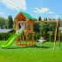 Детский игровой комплекс UNIX Kids (6 in 1) Light Green Детский игровой комплекс UNIX Kids (6 in 1) Light Green