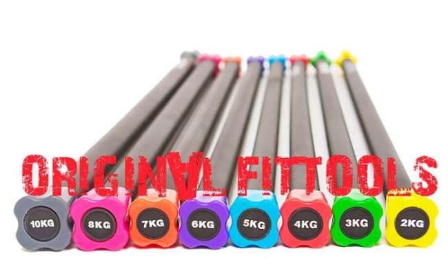 Бодибар Original Fit. Tools 3 кг светло-зеленый наконечник