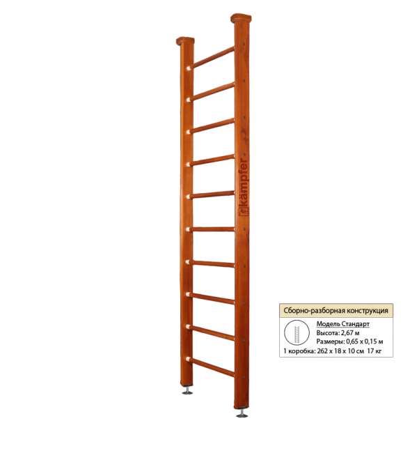 Шведская стенка Kampfer Classic Ceiling Шведская стенка Kampfer Classic Ceiling