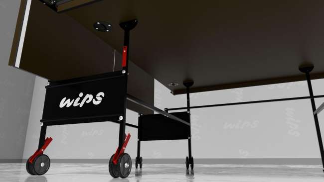 Теннисный стол влагостойкий Wips Royal Outdoor СТ-ВРУ коричневый