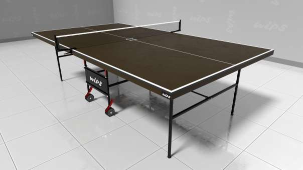 Теннисный стол влагостойкий Wips Royal Outdoor СТ-ВРУ коричневый