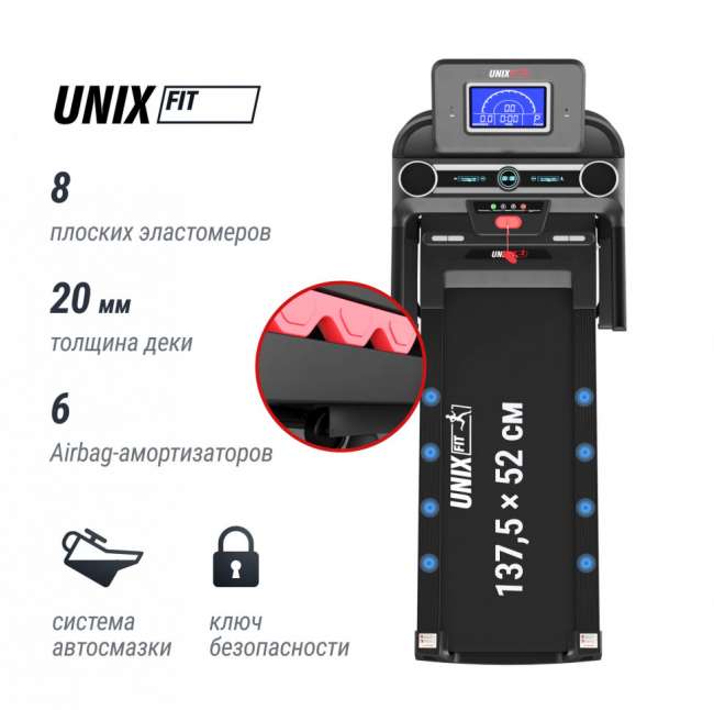 Беговая дорожка UNIX Fit MX-980 AC (LCD) Беговая дорожка UNIX Fit MX-980 AC (LCD)