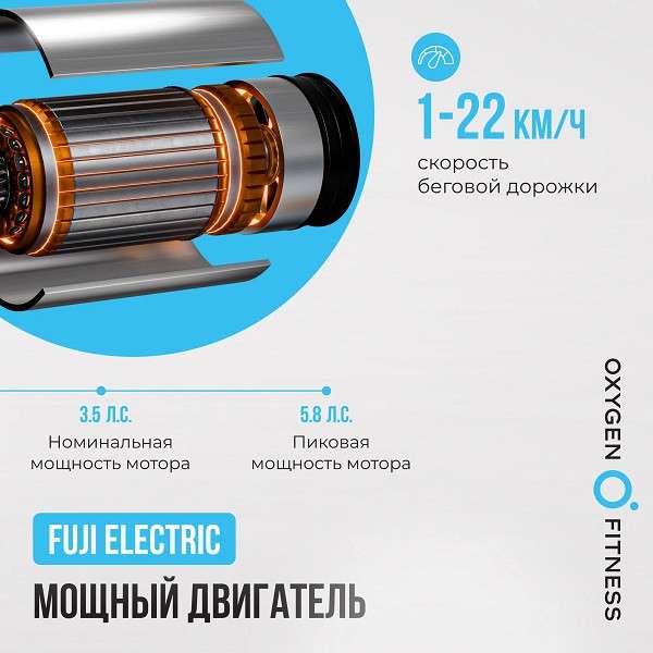Беговая дорожка полукоммерческая Oxygen Fitness  ARGON LED PRO