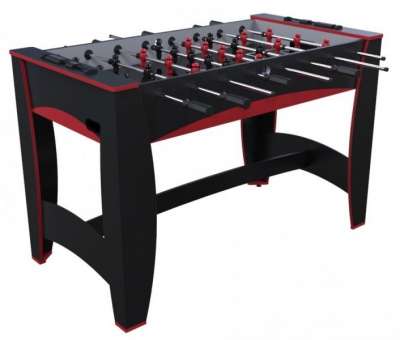 Игровой стол футбол "Hit" черно-красный