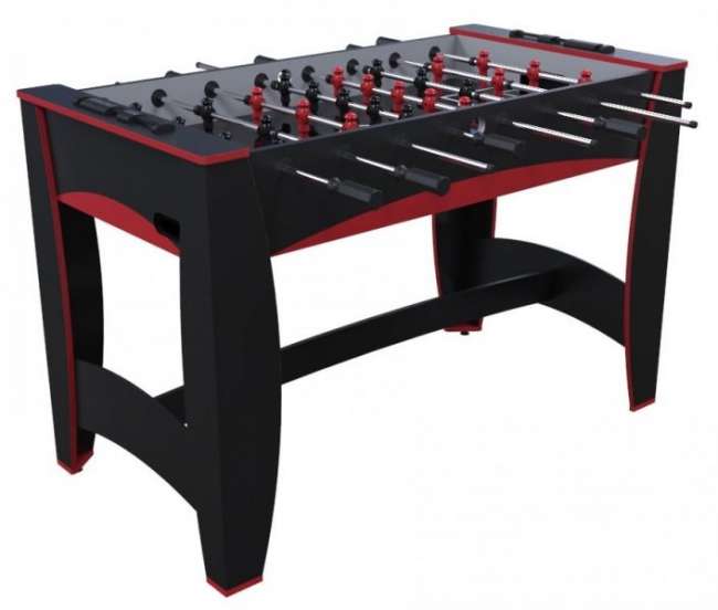 Игровой стол футбол "Hit" черно-красный Игровой стол футбол "Hit" черно-красный