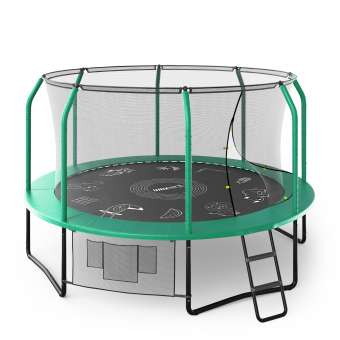Батут UNIX line SUPREME GAME 12 ft Green