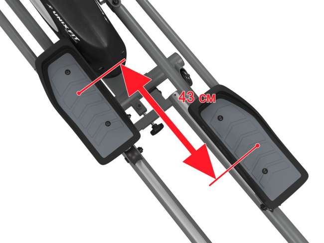 Эллиптический тренажер UnixFit SL-430 складной