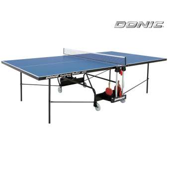 Всепогодный теннисный стол Donic Outdoor Roller 400 синий