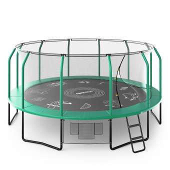 Батут UNIX line SUPREME GAME 16 ft Green