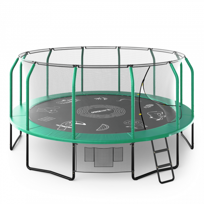 Батут UNIX line SUPREME GAME 16 ft Green