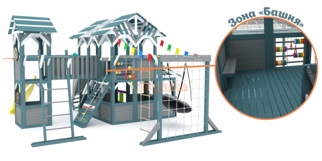Детский игровой комплекс Савушка PlayHouse-5