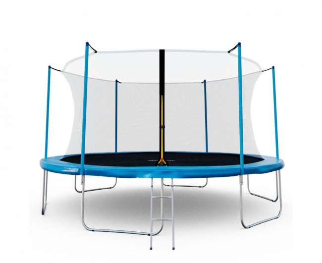 Батут каркасный с сеткой DFC Kondition 15 ft с лестницей Батут каркасный с сеткой DFC Kondition 15 ft с лестницей