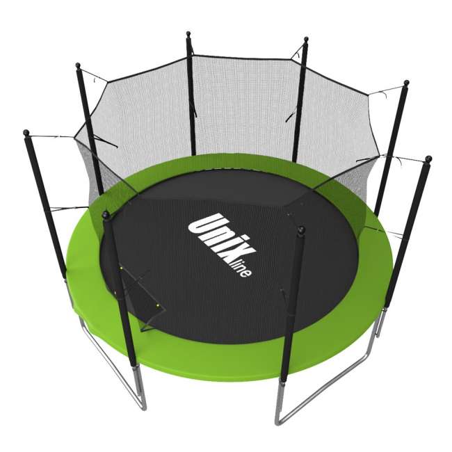 Батут с сеткой UNIX line Simple 10 ft Green inside Батут с сеткой UNIX line Simple 10 ft Green inside