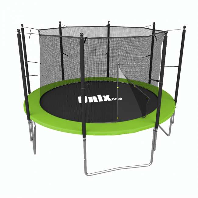 Батут с сеткой UNIX line Simple 6 ft Green inside Батут с сеткой UNIX line Simple 6 ft Green inside