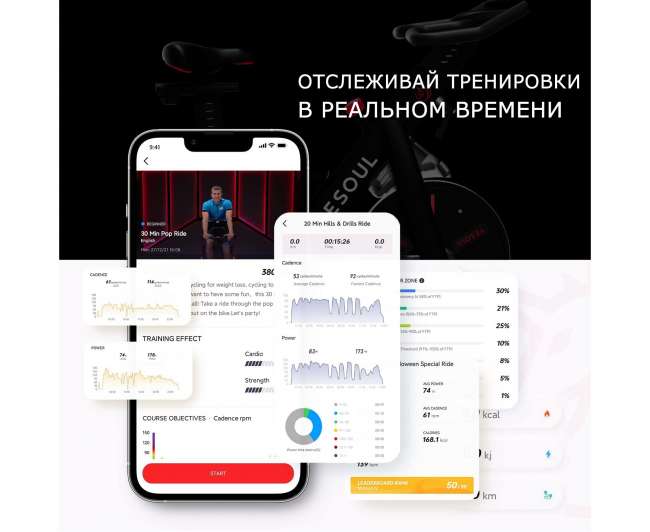 Велотренажер Yesoul BS3-W PRO Велотренажер Yesoul BS3-W PRO