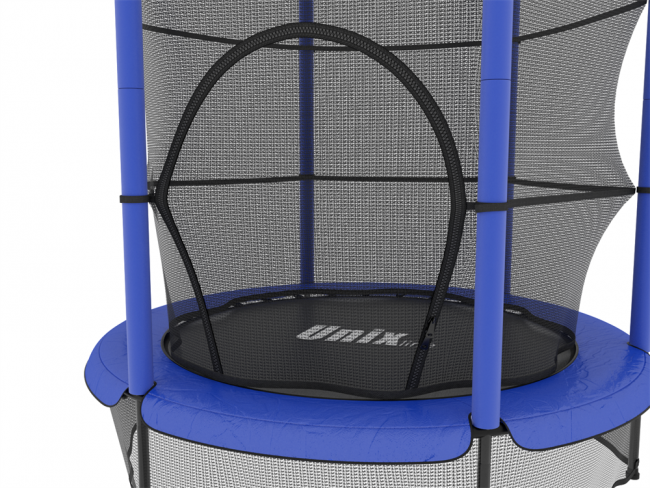 Батут UNIX line Kids 4,6 ft Blue (140 cm) Батут UNIX line Kids 4,6 ft Blue (140 cm)