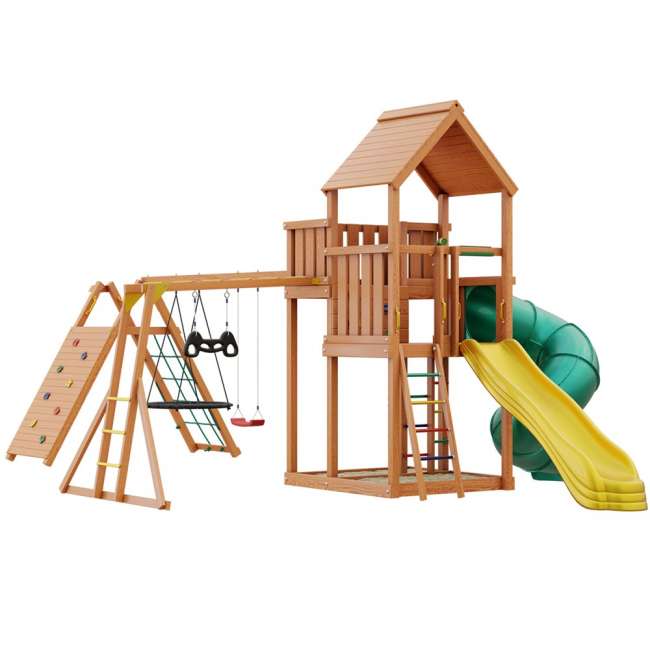 Деревянная детская площадка Jungle Palace JP14 Деревянная детская площадка Jungle Palace JP14