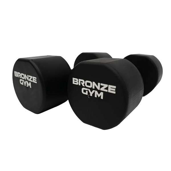 Набор термополиуретановых гантелей BRONZE GYM 1-10 кг - 10 пар, шаг 1 кг Набор термополиуретановых гантелей BRONZE GYM 1-10 кг - 10 пар, шаг 1 кг