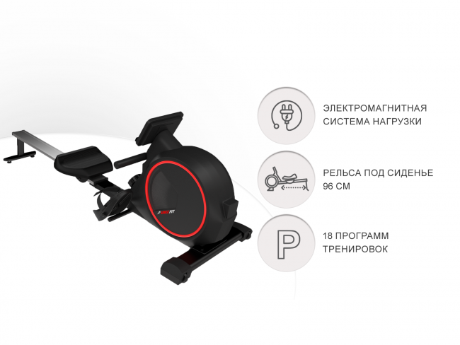 Гребной тренажер UNIX Fit Techno Rower 410E Гребной тренажер UNIX Fit Techno Rower 410E