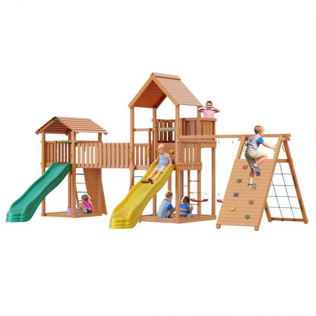 Деревянная детская площадка Jungle Palace Делюкс JB15