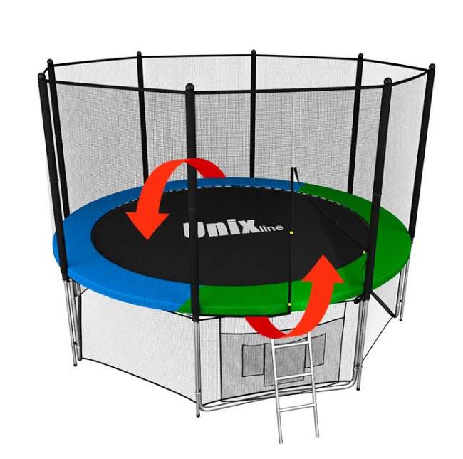 Батут с сеткой UNIX line 10 ft Classic outside Батут с сеткой UNIX line 10 ft Classic outside