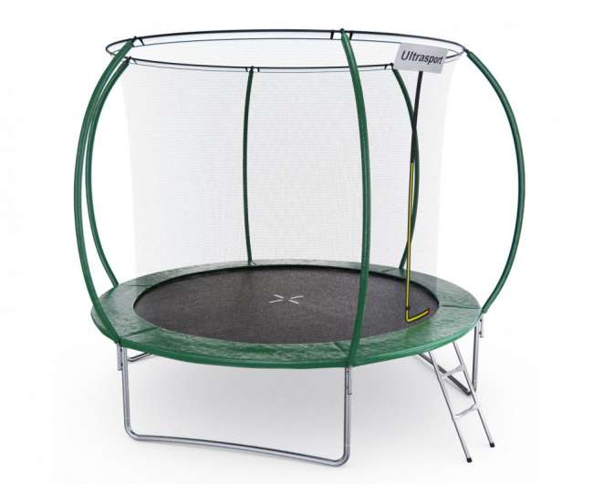 Батут DFC ULTRASPORT 10 ft с внутренней сеткой и лестницей Батут DFC ULTRASPORT 10 ft с внутренней сеткой и лестницей
