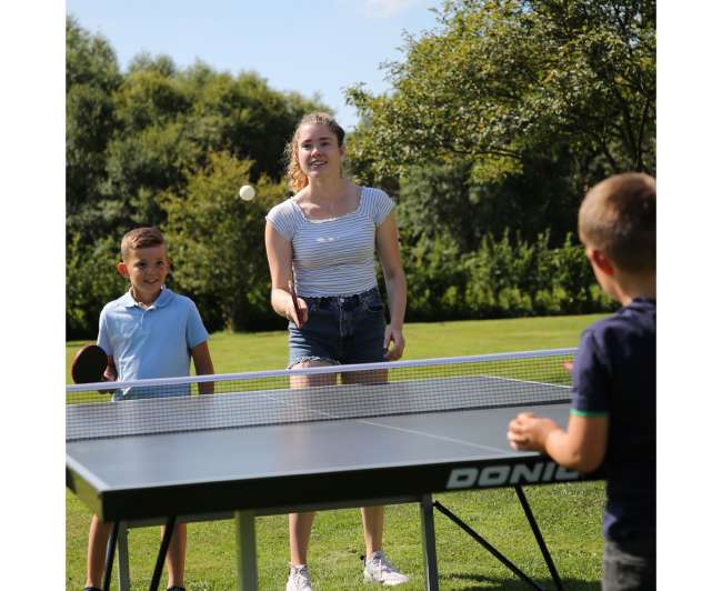 Теннисный стол всепогодный DONIC OUTDOOR ROLLER 1000 GREY Теннисный стол всепогодный DONIC OUTDOOR ROLLER 1000 GREY