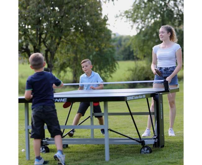 Теннисный стол всепогодный DONIC OUTDOOR ROLLER 1000 GREY Теннисный стол всепогодный DONIC OUTDOOR ROLLER 1000 GREY