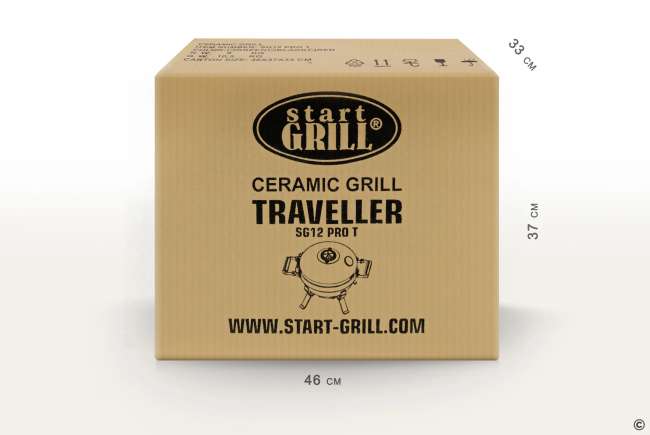 Портативный керамический гриль Start Grill TRAVELLER 12 дюймов (зеленый) (30,5 см) Портативный керамический гриль Start Grill TRAVELLER 12 дюймов (зеленый) (30,5 см)