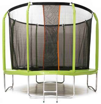 Батут с сеткой SuperJump 12 ft (366 см) и лестницей