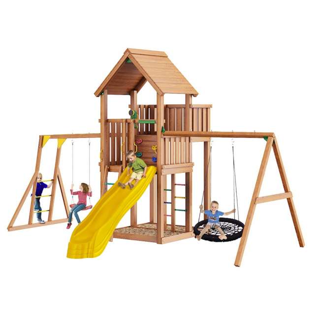 Деревянная площадка Jungle Palace JP8 Деревянная площадка Jungle Palace JP8