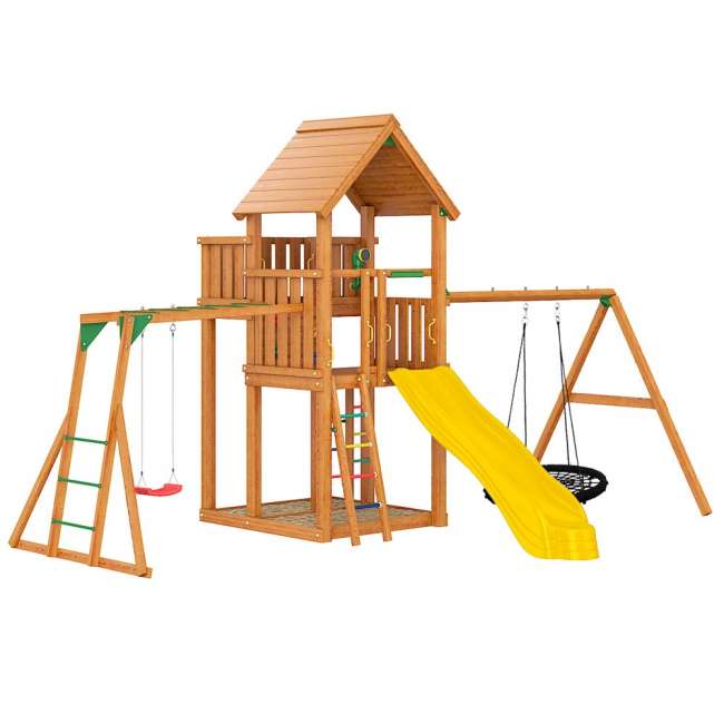 Деревянная площадка Jungle Palace JP8 Деревянная площадка Jungle Palace JP8