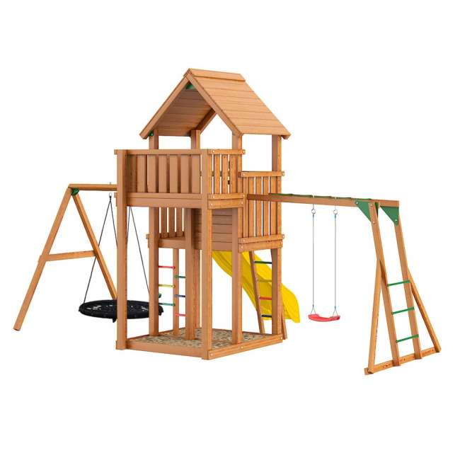 Деревянная площадка Jungle Palace JP8 Деревянная площадка Jungle Palace JP8