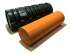 Цилиндр массажный Original FitTools 33 x 14 см черный двойной FT-DOUBLE-ROLL