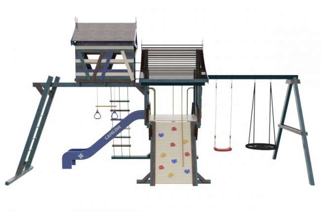 Детская игровая площадка Хижина Санторини Детская игровая площадка Хижина Санторини