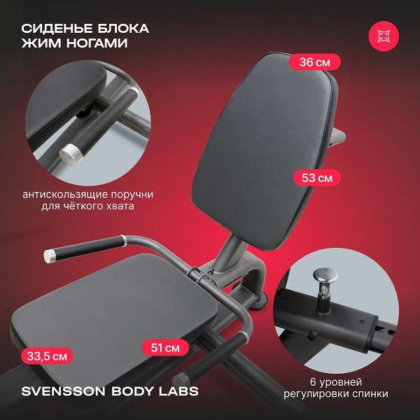 Силовой комплекс Svensson Body Labs RIGEL PLUS PRO Силовой комплекс Svensson Body Labs RIGEL PLUS PRO