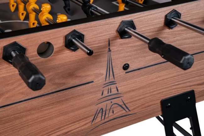Игровой стол футбол NINESTAR Eiffel коричнево-черный Игровой стол футбол NINESTAR Eiffel коричнево-черный