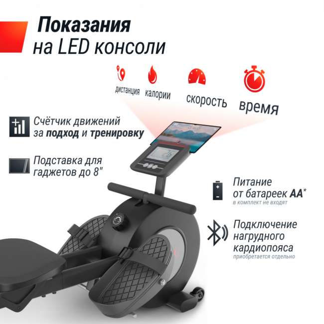 Гребной тренажер UNIX Fit Techno Rower 360 Гребной тренажер UNIX Fit Techno Rower 360