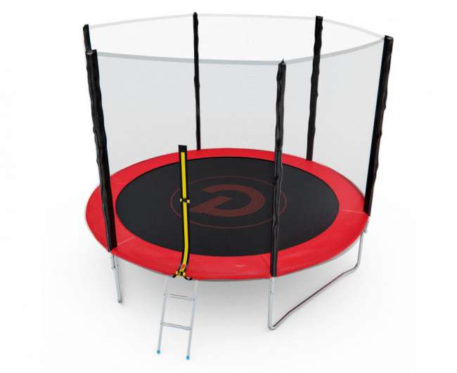 Батут с сеткой DFC PELPO 10ft с лестницей RED Батут с сеткой DFC PELPO 10ft с лестницей RED