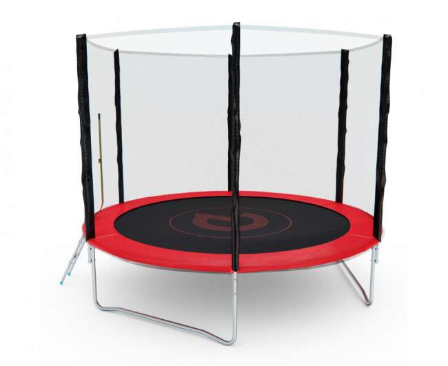Батут с сеткой DFC PELPO 10ft с лестницей RED Батут с сеткой DFC PELPO 10ft с лестницей RED