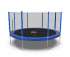 Батут с сеткой DFC Trampoline Fitness 14 ft синий