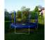 Батут с сеткой DFC Trampoline Fitness 14 ft синий