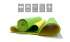 Коврик для фитнеса Original FitTools Banana Lime 6 мм