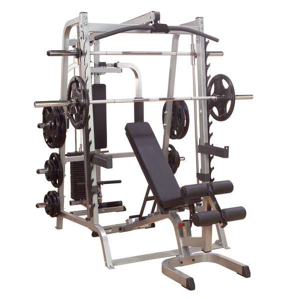 Мультистанция на базе машины Смита BodySolid GS348P4 Мультистанция на базе машины Смита BodySolid GS348P4