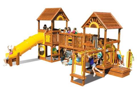 Детская деревянная площадка Rainbow 111A (Play Village 111A)