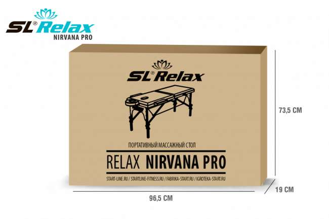 Массажный стол складной Start Line Nirvana PRO SLR-13 Turguoies