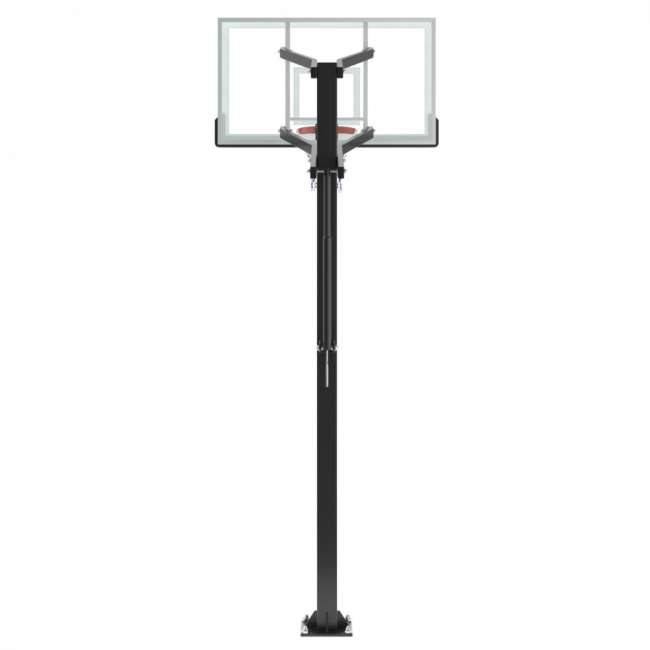 Баскетбольная стойка стационарная UNIX Line B-Stand-TG PRO 72"x42" R45 H230-305 см