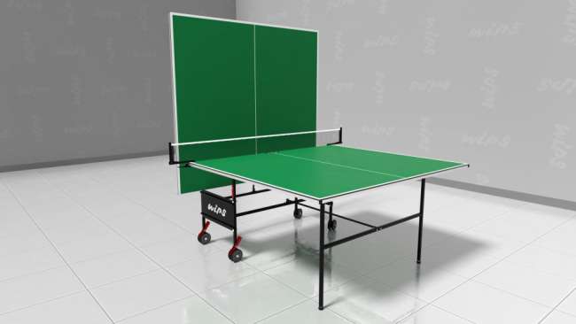 Всепогодный теннисный стол WIPS Roller Outdoor Composite СТ-ВКР 6 мм зеленый Всепогодный теннисный стол WIPS Roller Outdoor Composite СТ-ВКР 6 мм зеленый