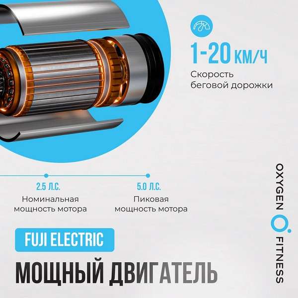 Беговая дорожка Oxygen Fitness RUSHWAY Беговая дорожка Oxygen Fitness RUSHWAY